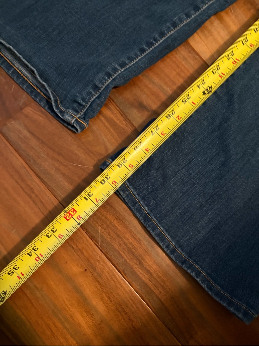 Joe’s Jeans Wide Leg Full Length Wangari Jeans Size 32 Blue (1300) - Picture 4 of 9